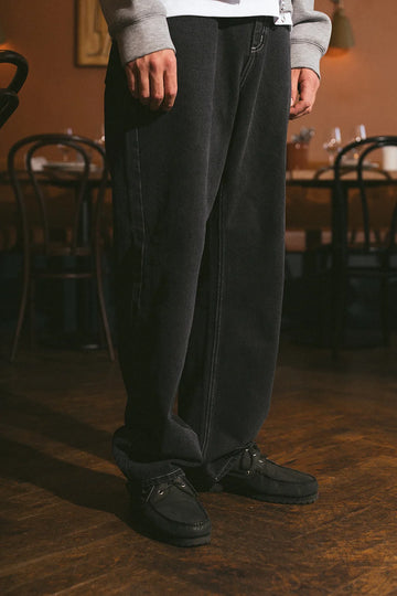 FRAIZER - EXTREME BAGGY JEANS - BLACK